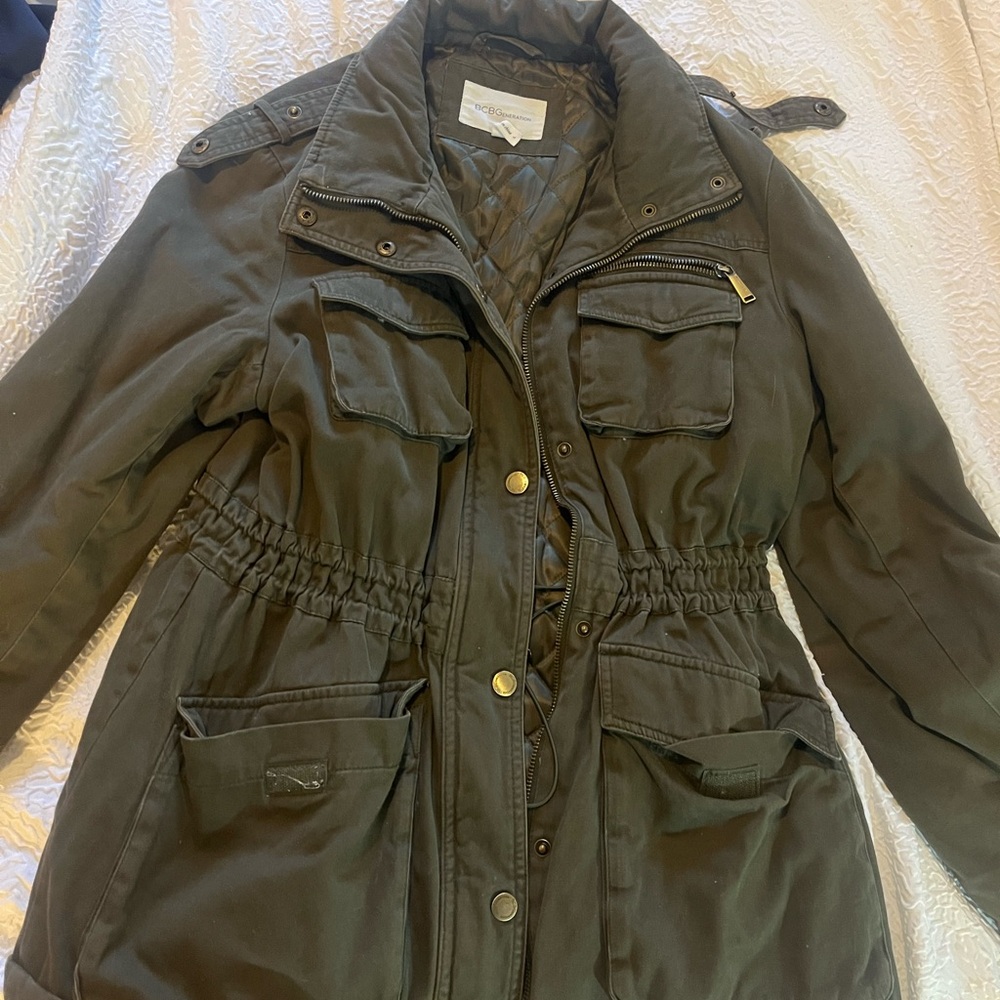 Bcbgeneration Khaki Utility Jacket - image 1